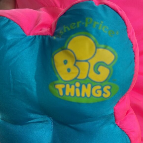 Vintage 1994 Puffalump Fisher Price Big Things Elephant Nylon Plush  24”-Read - Picture 2 of 15